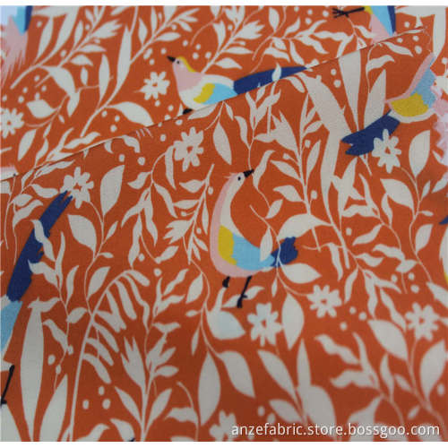 digital printed 100%rayon poplin printed fabric for clothing